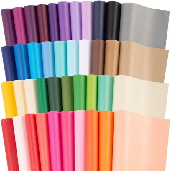 450 Sheets Multicolor Tissue Paper, Gift Wrapping Paper for Birthday Gift DIY - Picture 1 of 6